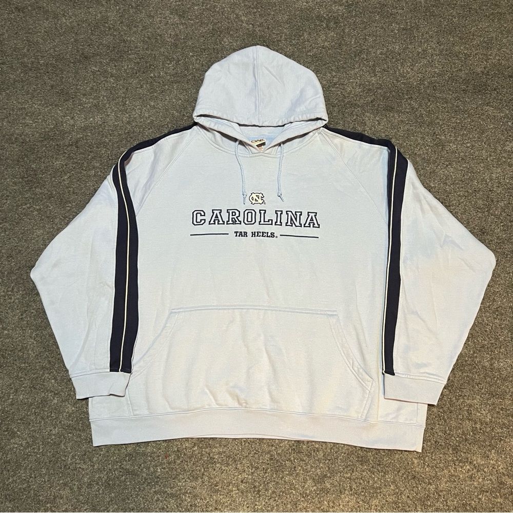 Vintage Y2K North Carolina Tar Heels UNC Hoodie Embroidered Red Oak